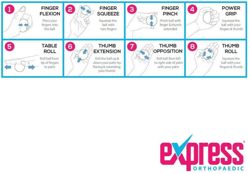 Hand Therapy Balls (Set of 3)