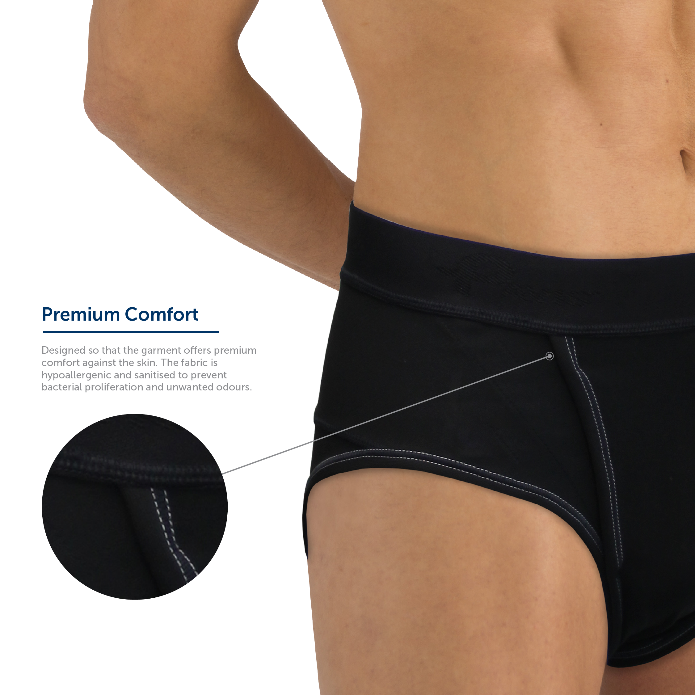 Hernia Compression Underwear – 1 Free Pair Of Hernia Pads (Per Purchase)