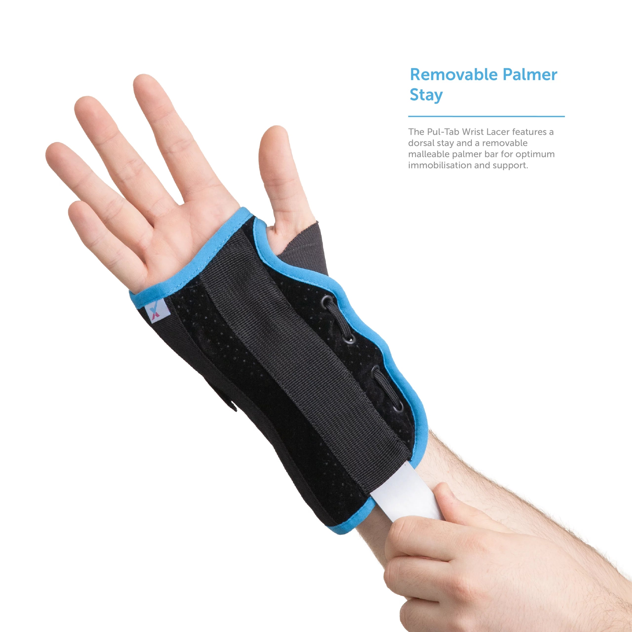 Pull-Tab Wrist Lacer