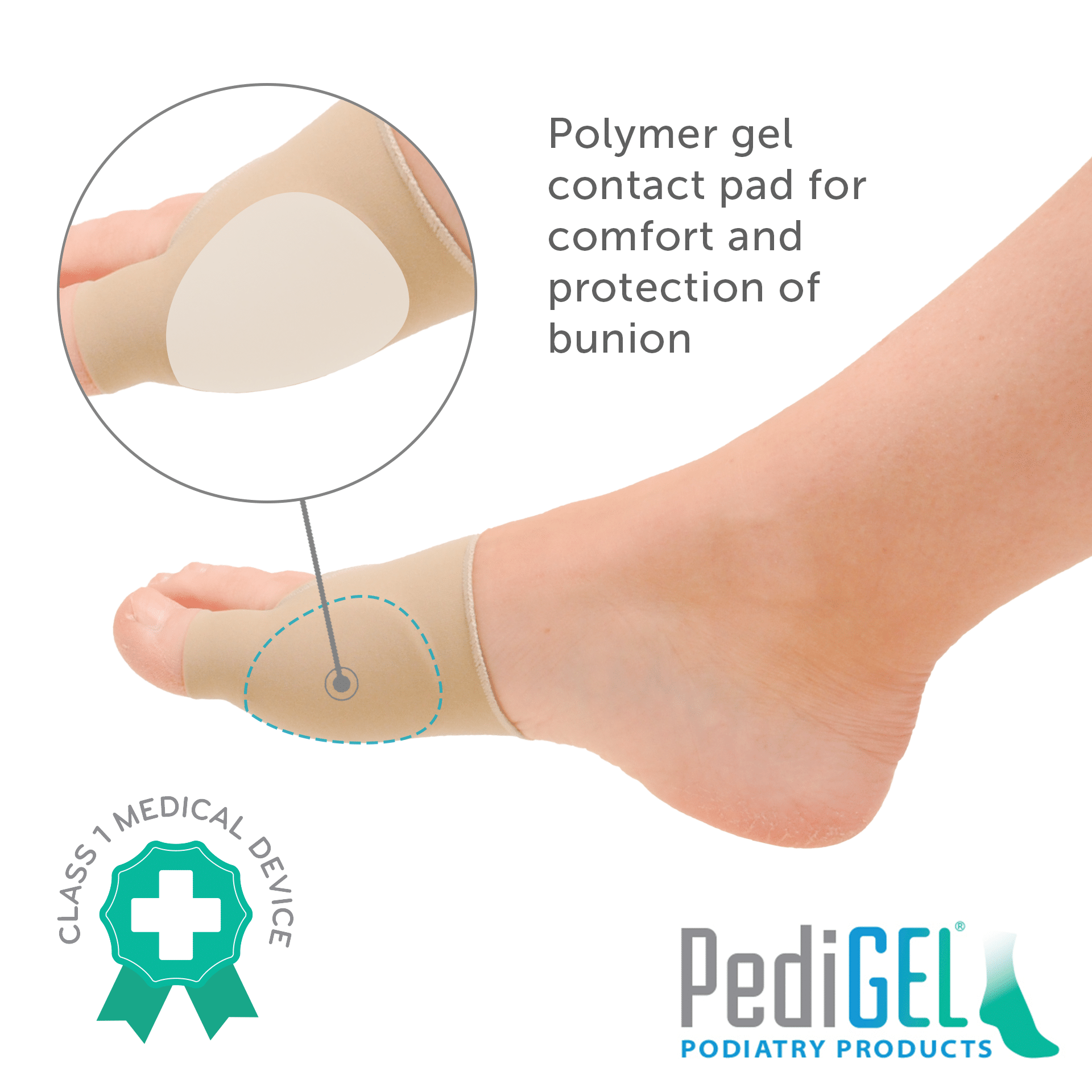 PediGel® Gel Bunion Sleeve (Pair)