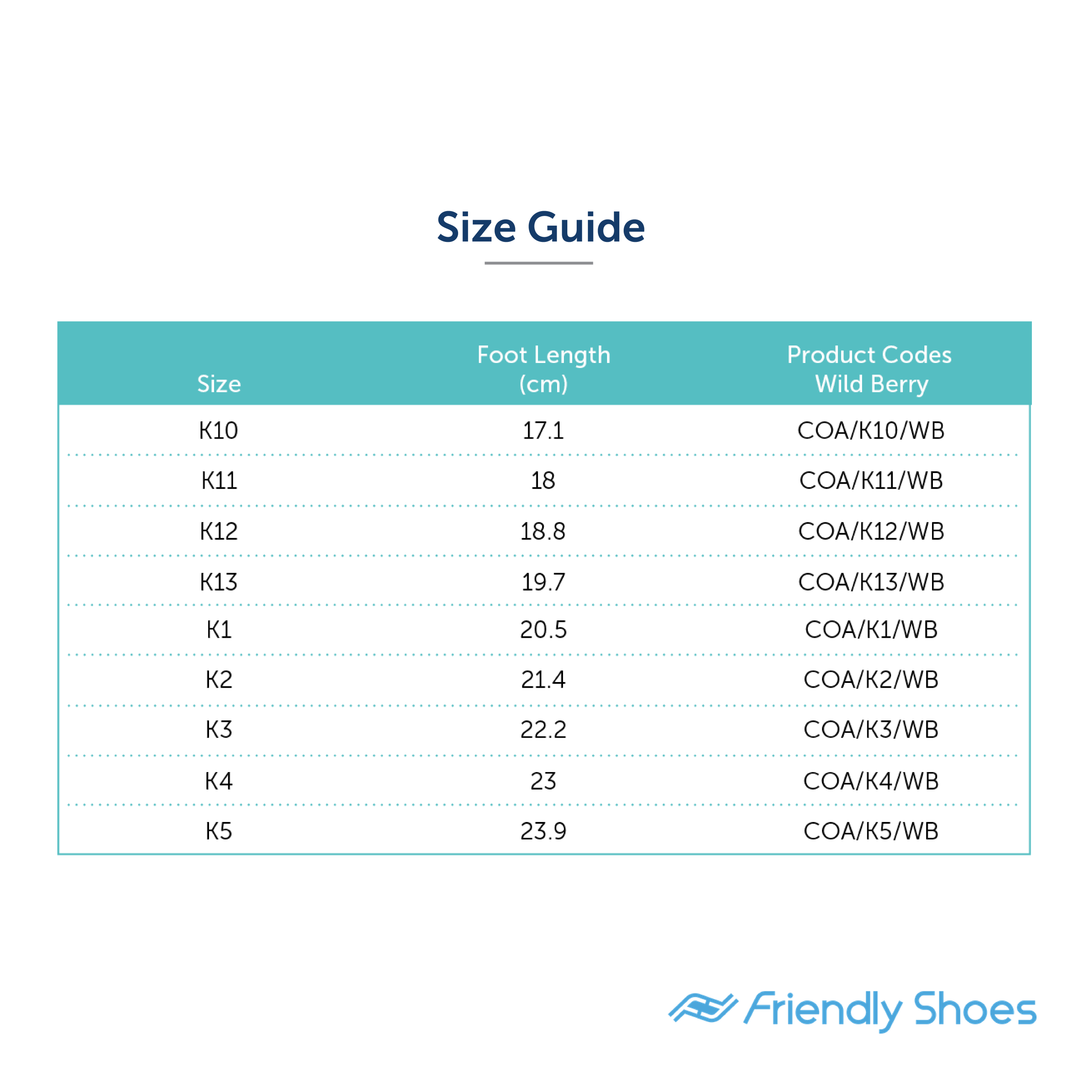 Friendly Shoes Kids Coast