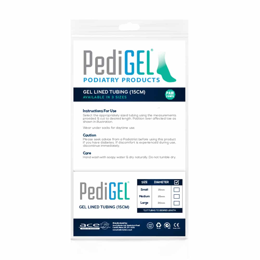 PediGel® Gel Lined Tubing 15cm (2 Units)