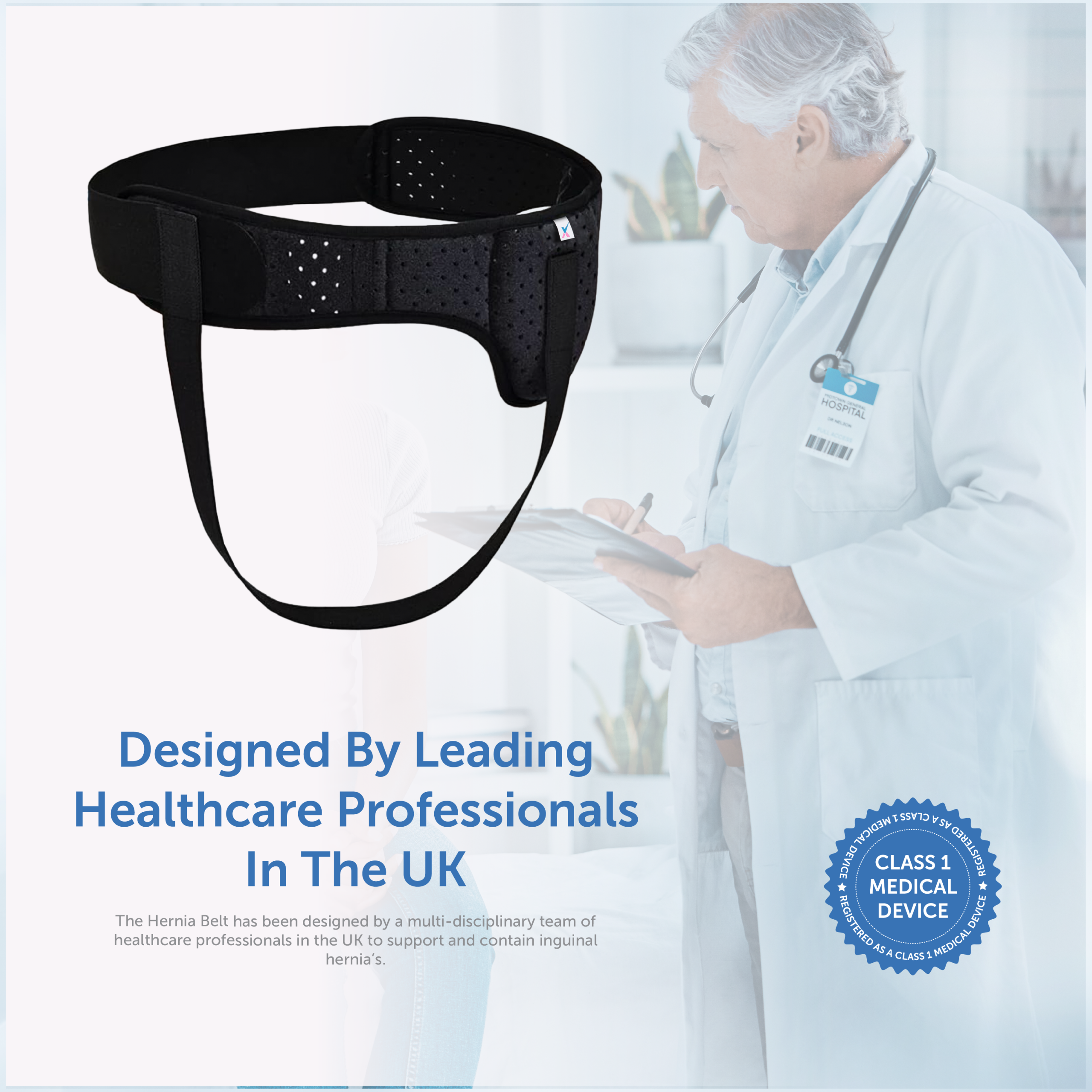 Hernia Belt for Inguinal Hernia Support, Left & Right