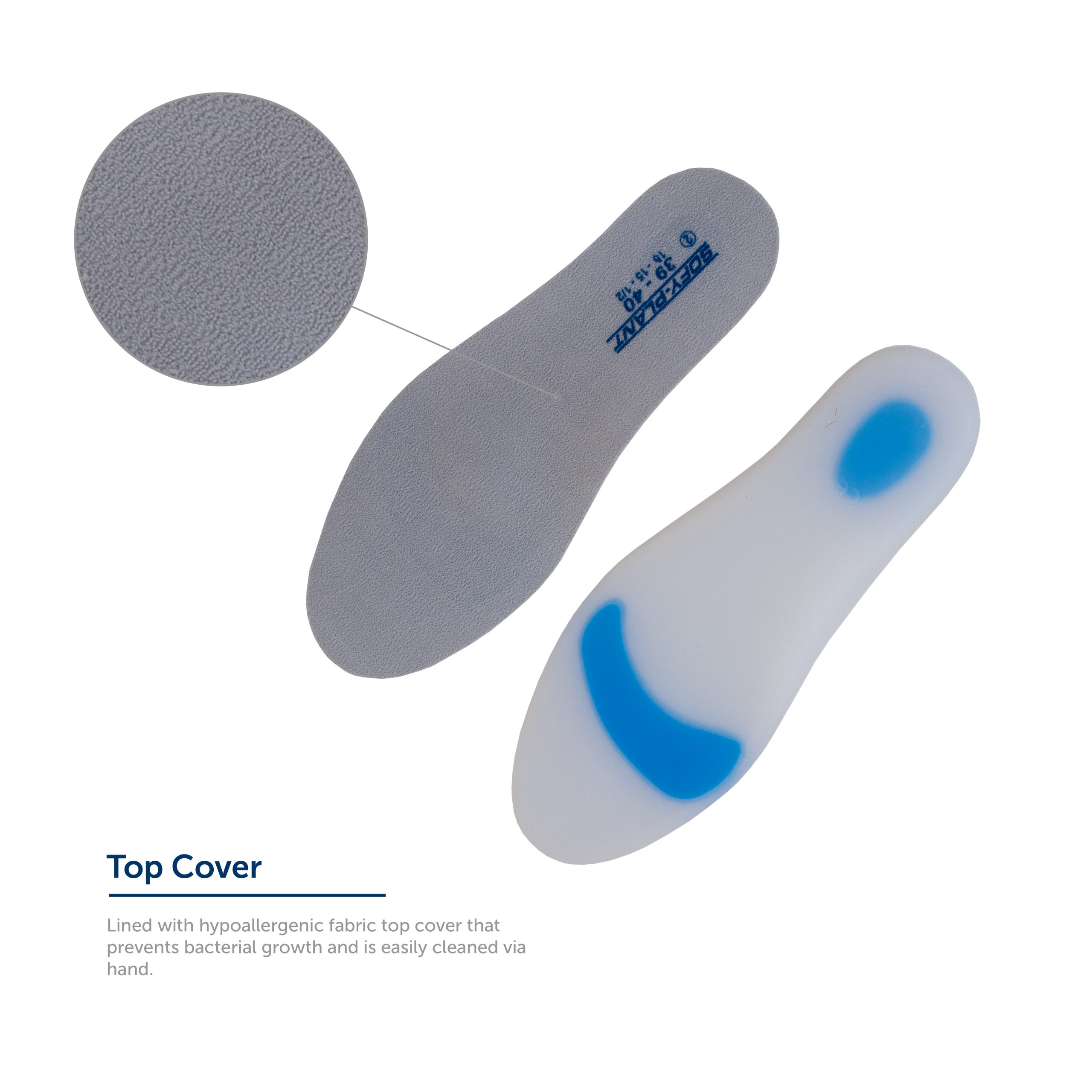 Hypoallergenic top cover