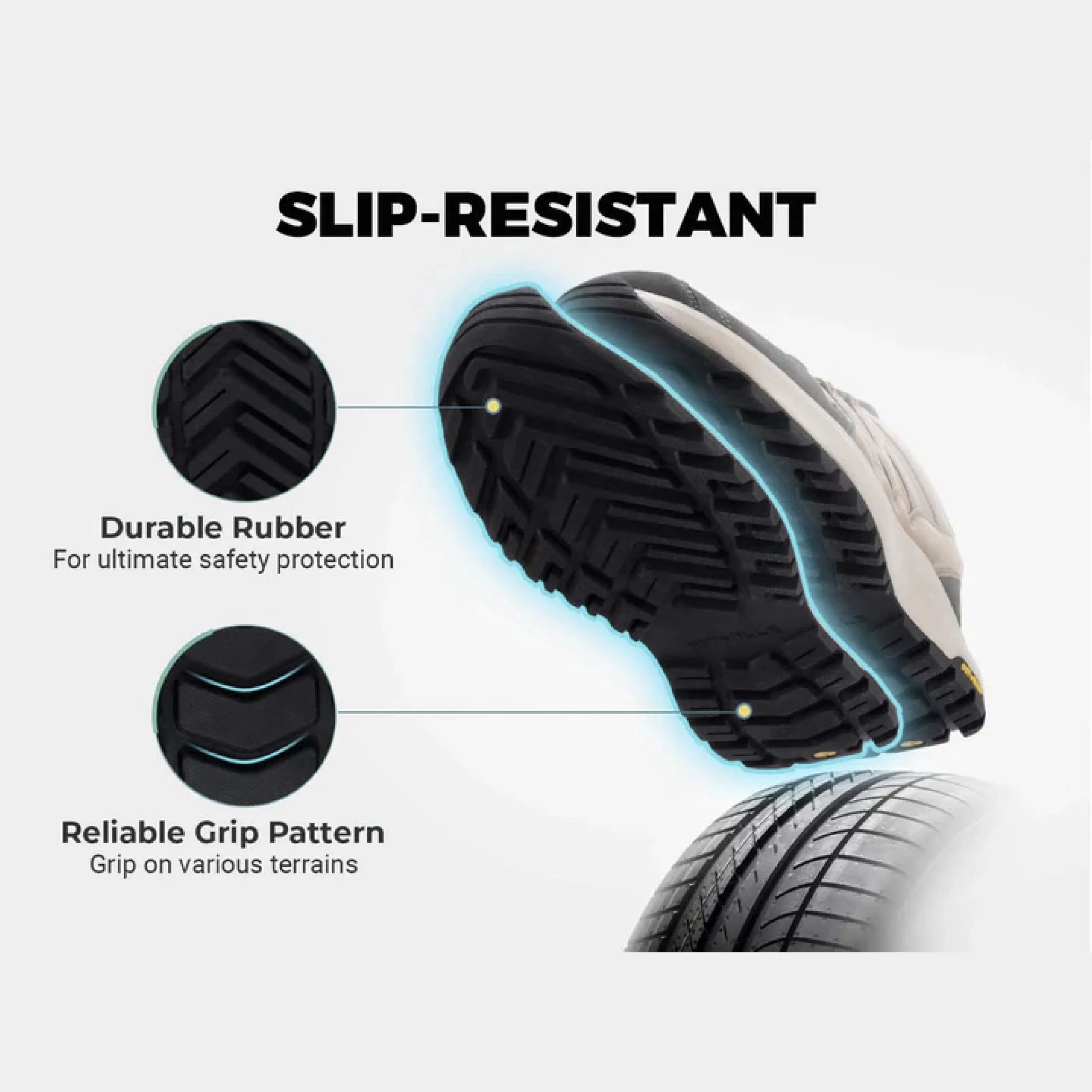 FitVille Men's Low-Top Sturdy Core Hiking Shoes