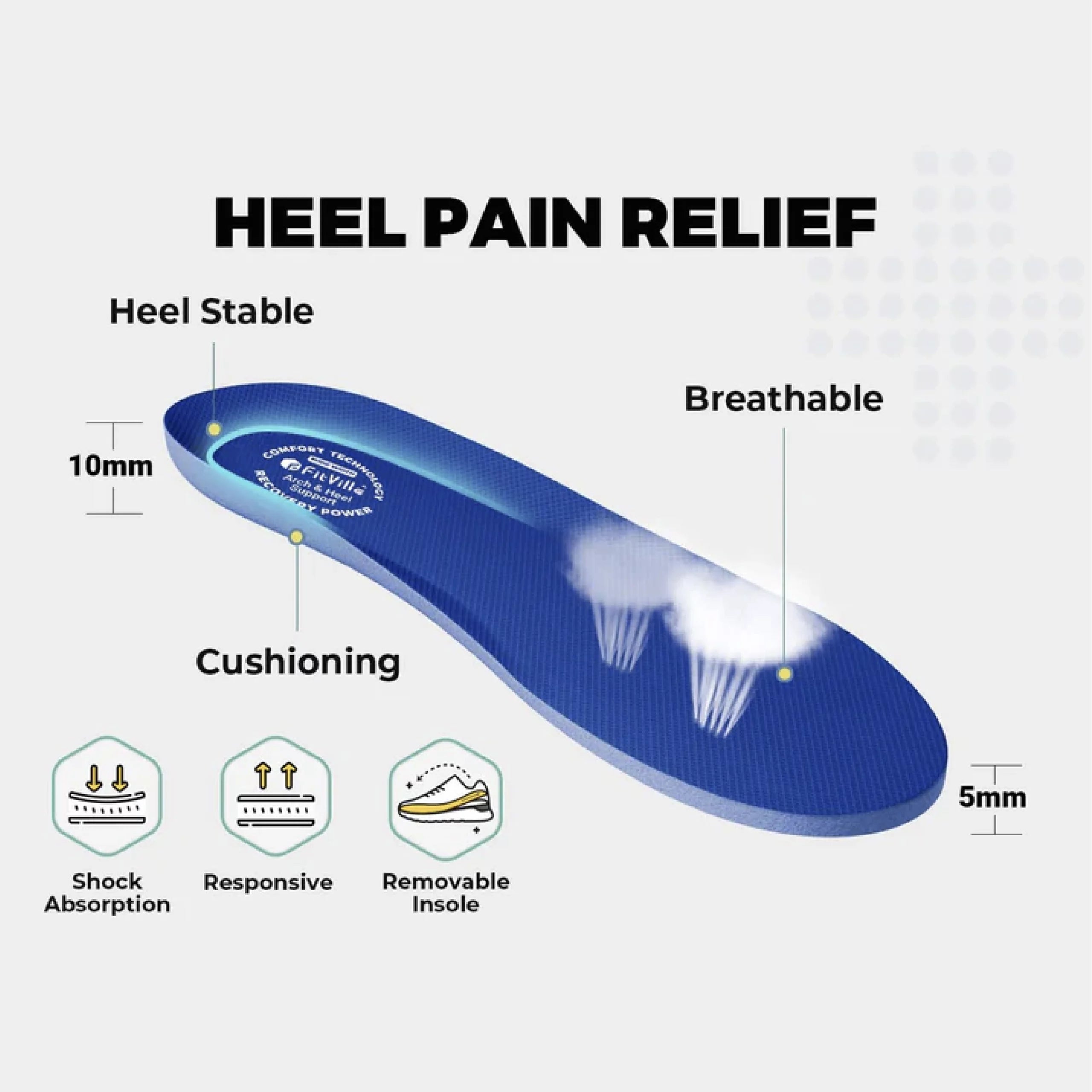 FitVille Men's Low-Top Sturdy Core Hiking Shoes