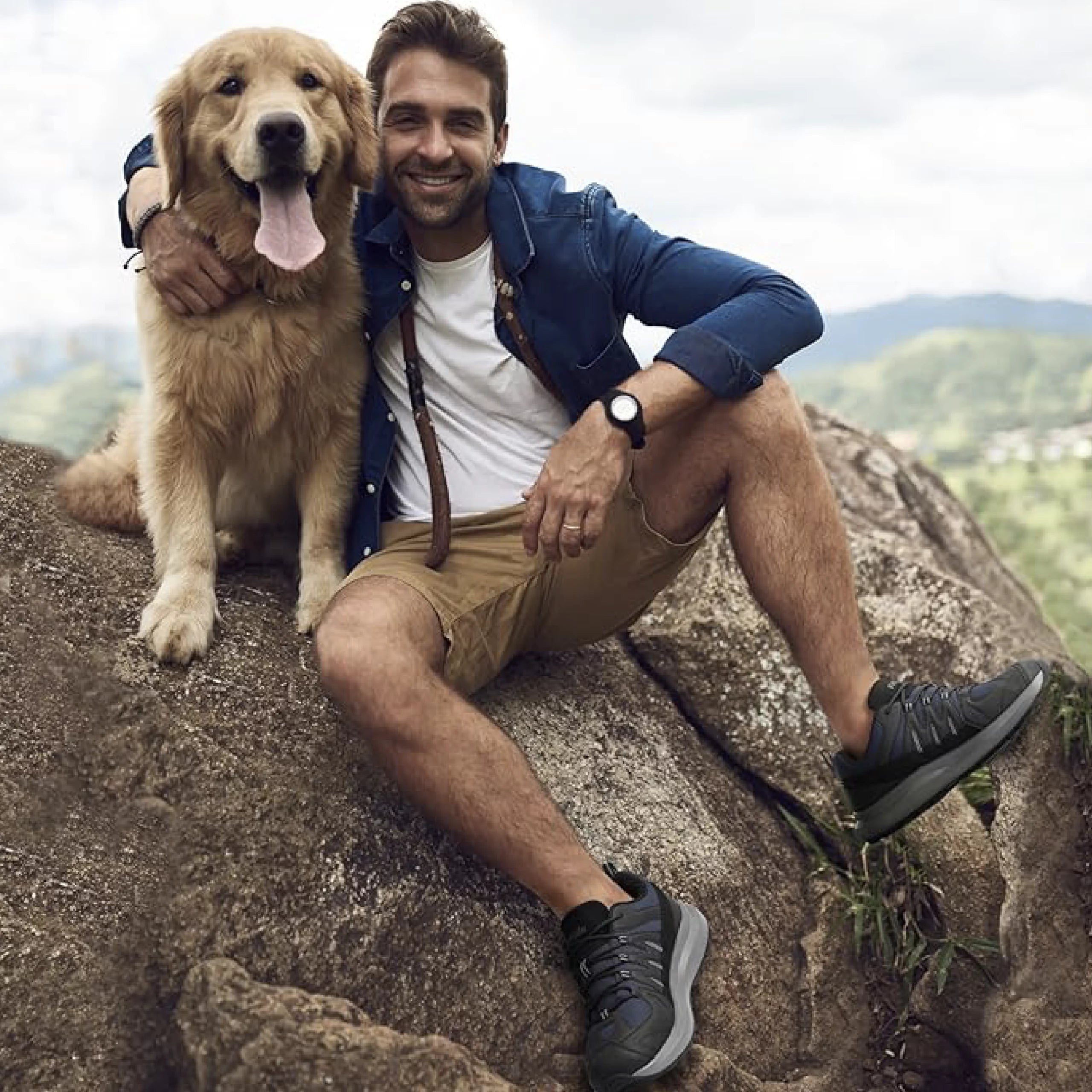 FitVille Men's Low-Top Sturdy Core Hiking Shoes