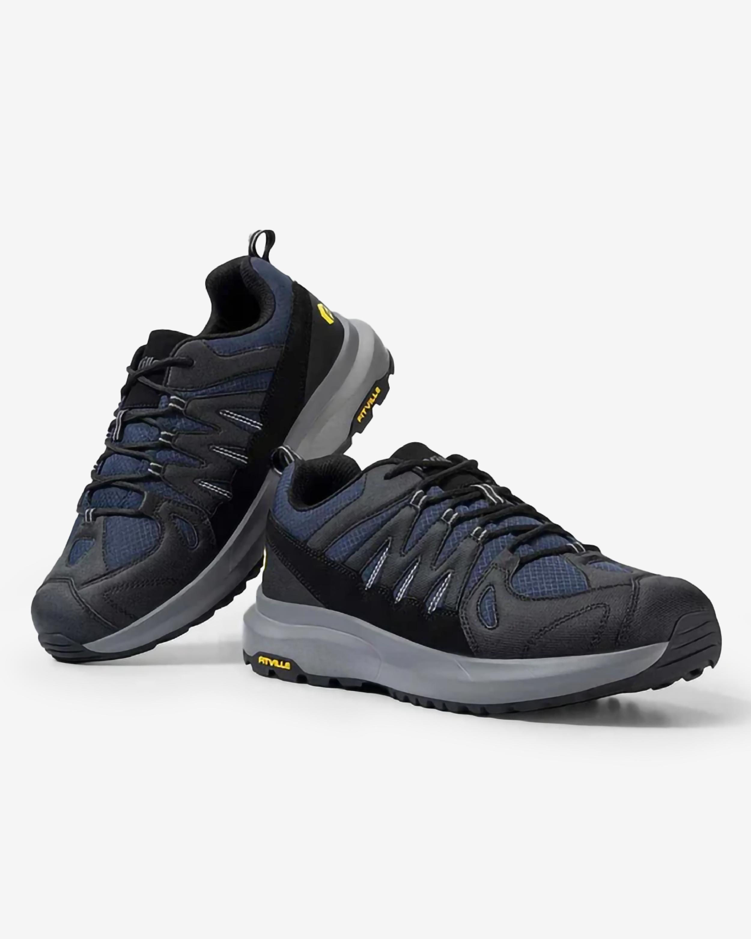 FitVille Men's Low-Top Sturdy Core Hiking Shoes