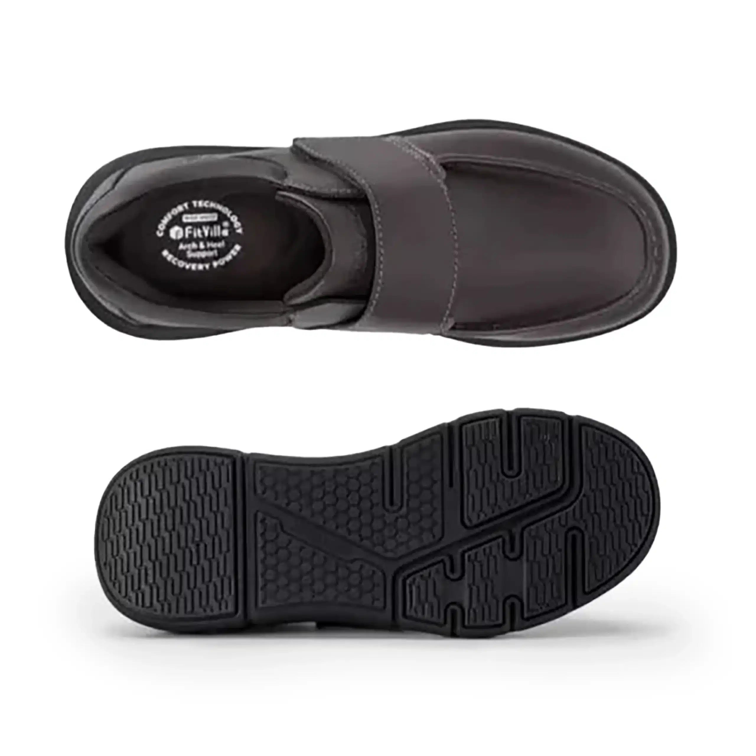 FitVille Men's BriskWalk Elite Dress Shoes