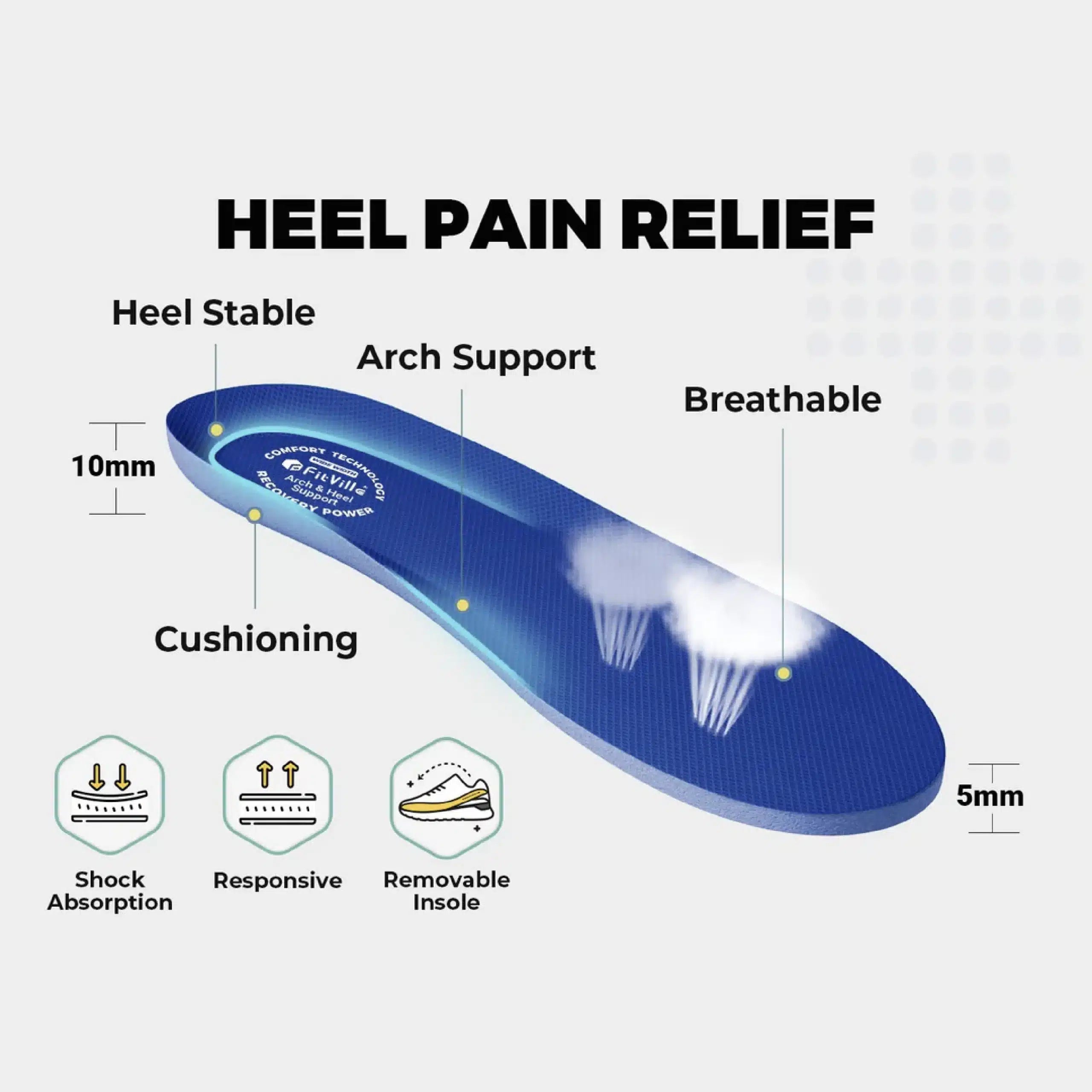 FitVille Men's BriskWalk Elite Dress Shoes