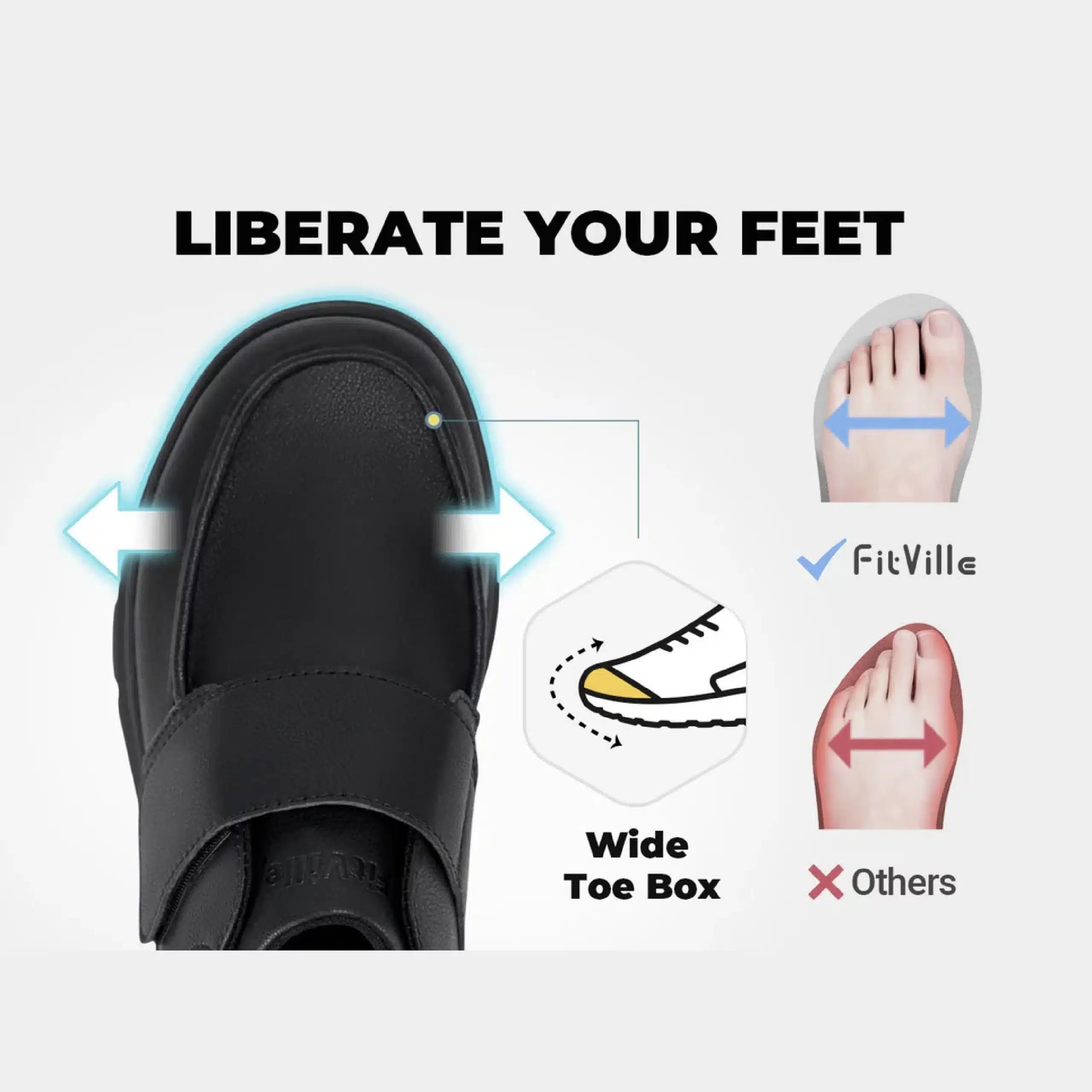 FitVille Men's BriskWalk Elite Dress Shoes