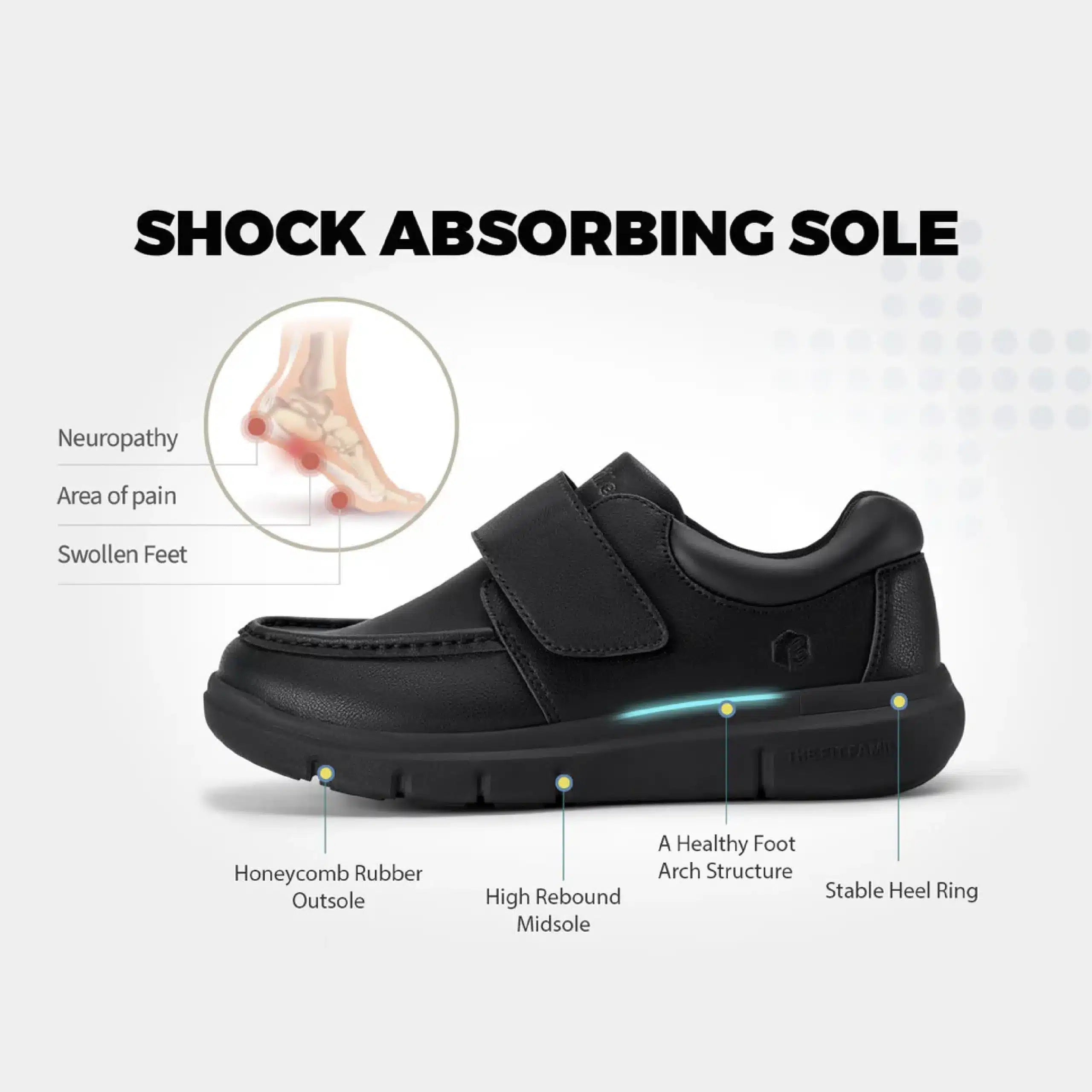 FitVille Men's BriskWalk Elite Dress Shoes