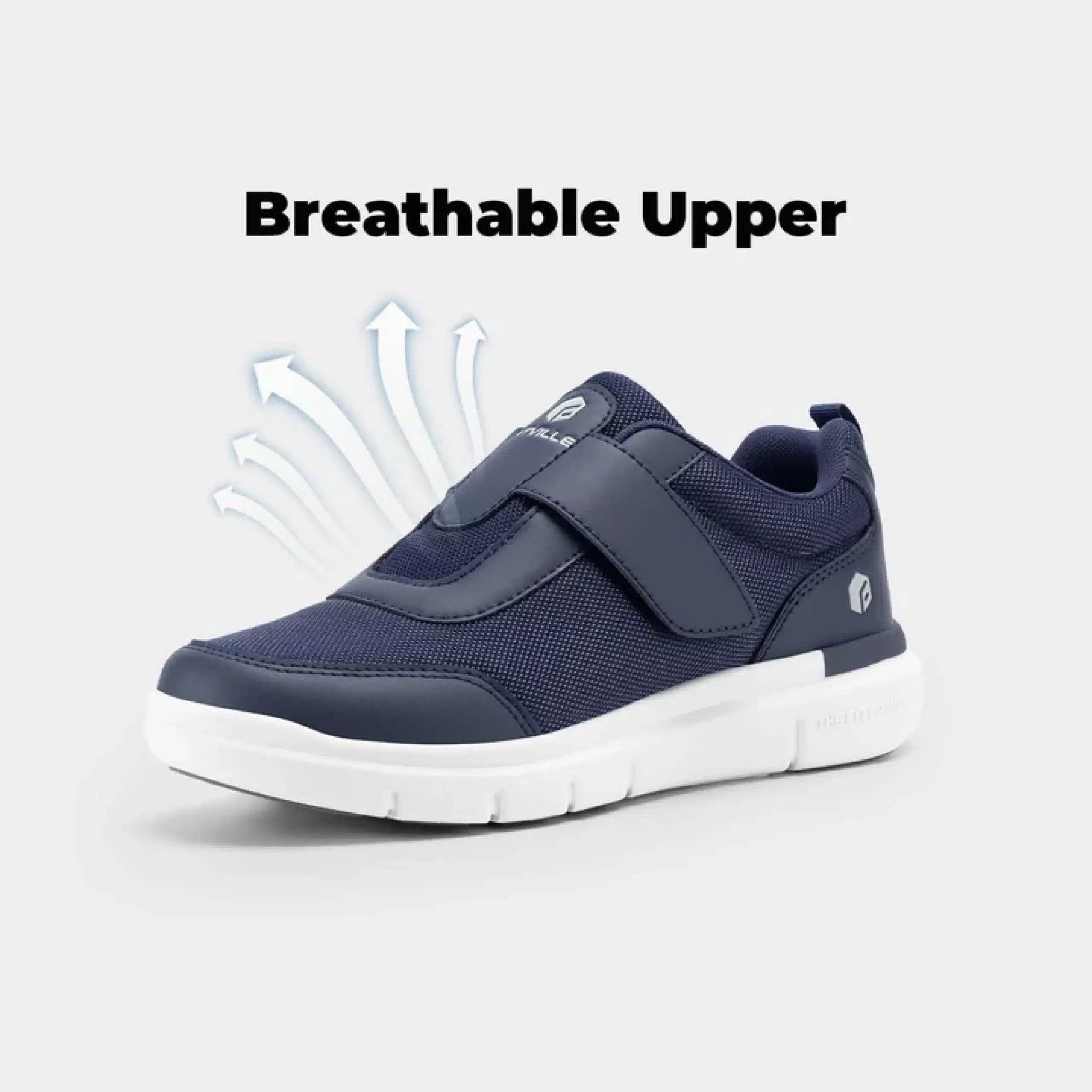 FitVille Men's EasyTop StrapEase Diabetic Shoes