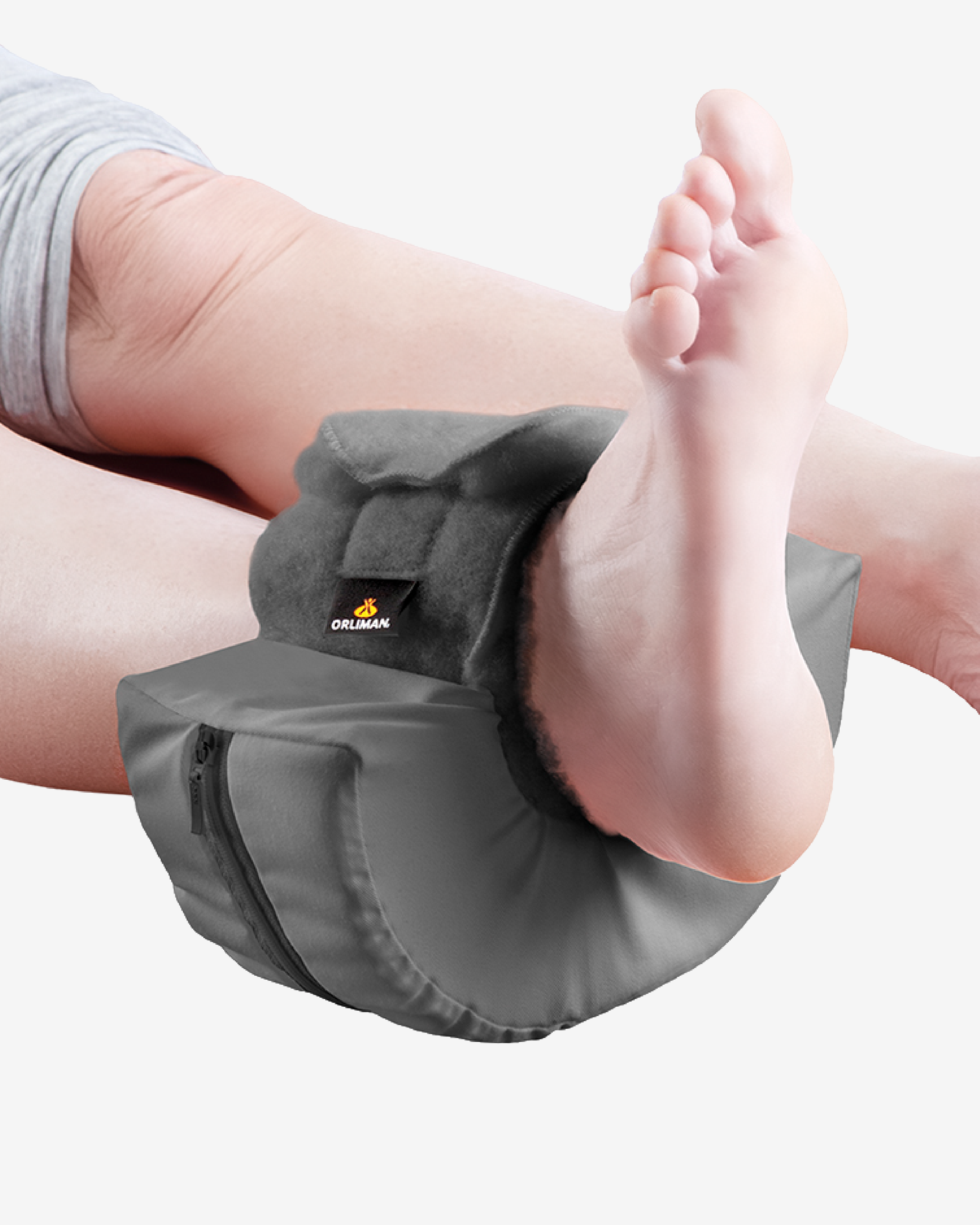 Soft Semi-Cylindrical Anti-Bedsore Heel Cushion