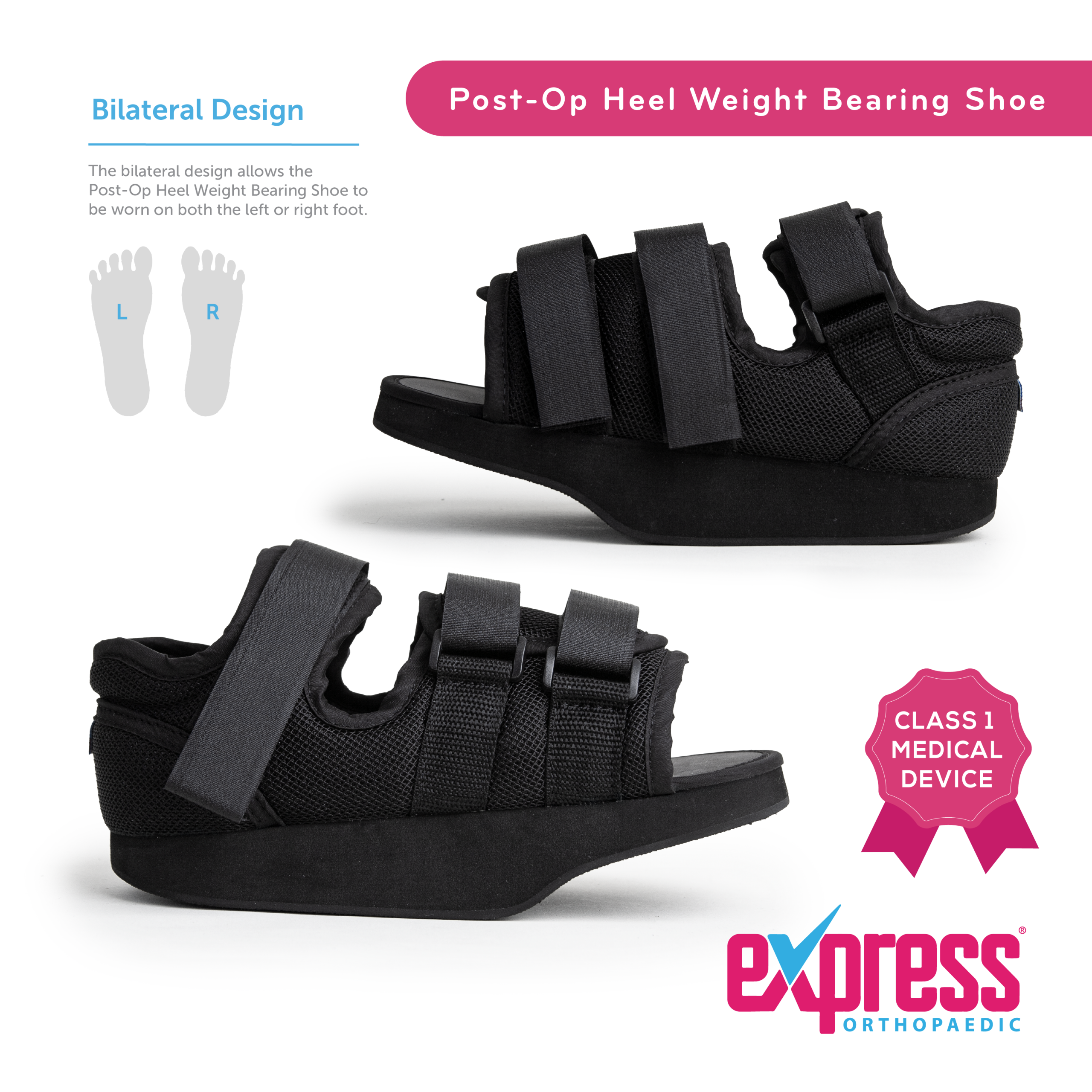 Post-Op Heel Weight Bearing Shoe