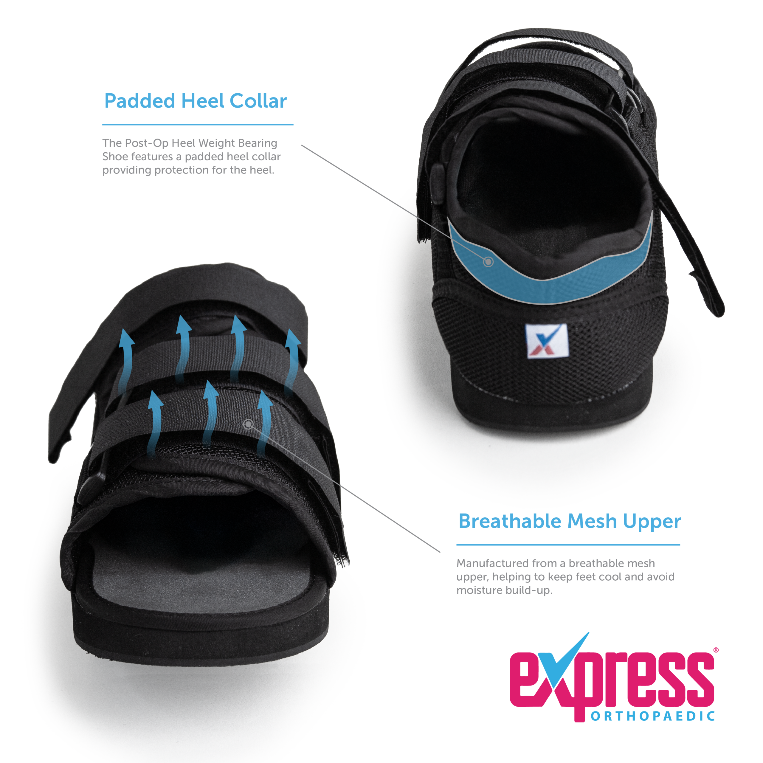 Post-Op Heel Weight Bearing Shoe