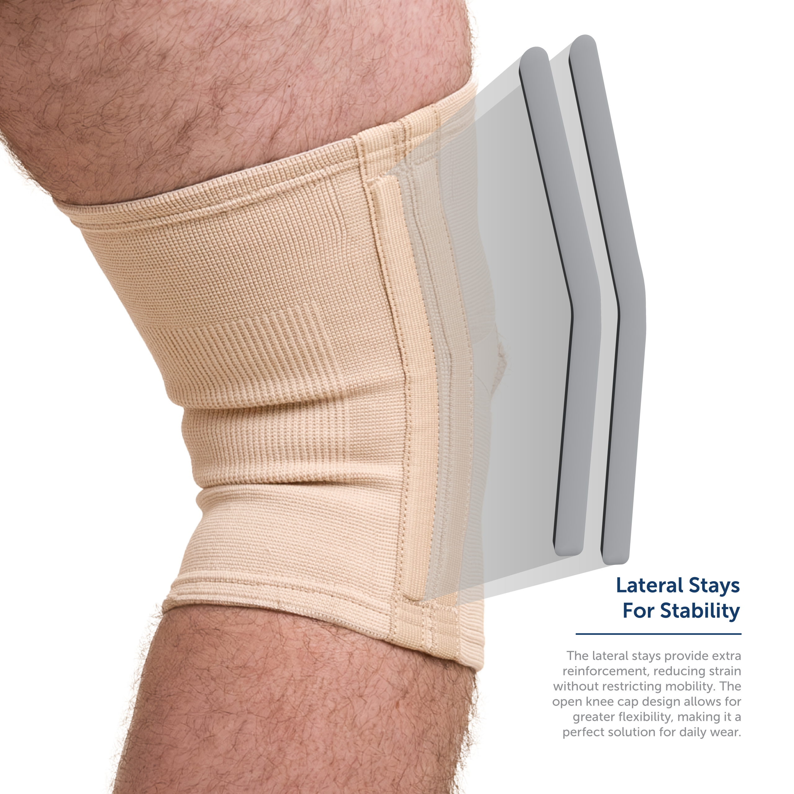 Elastic Line Support With Stays