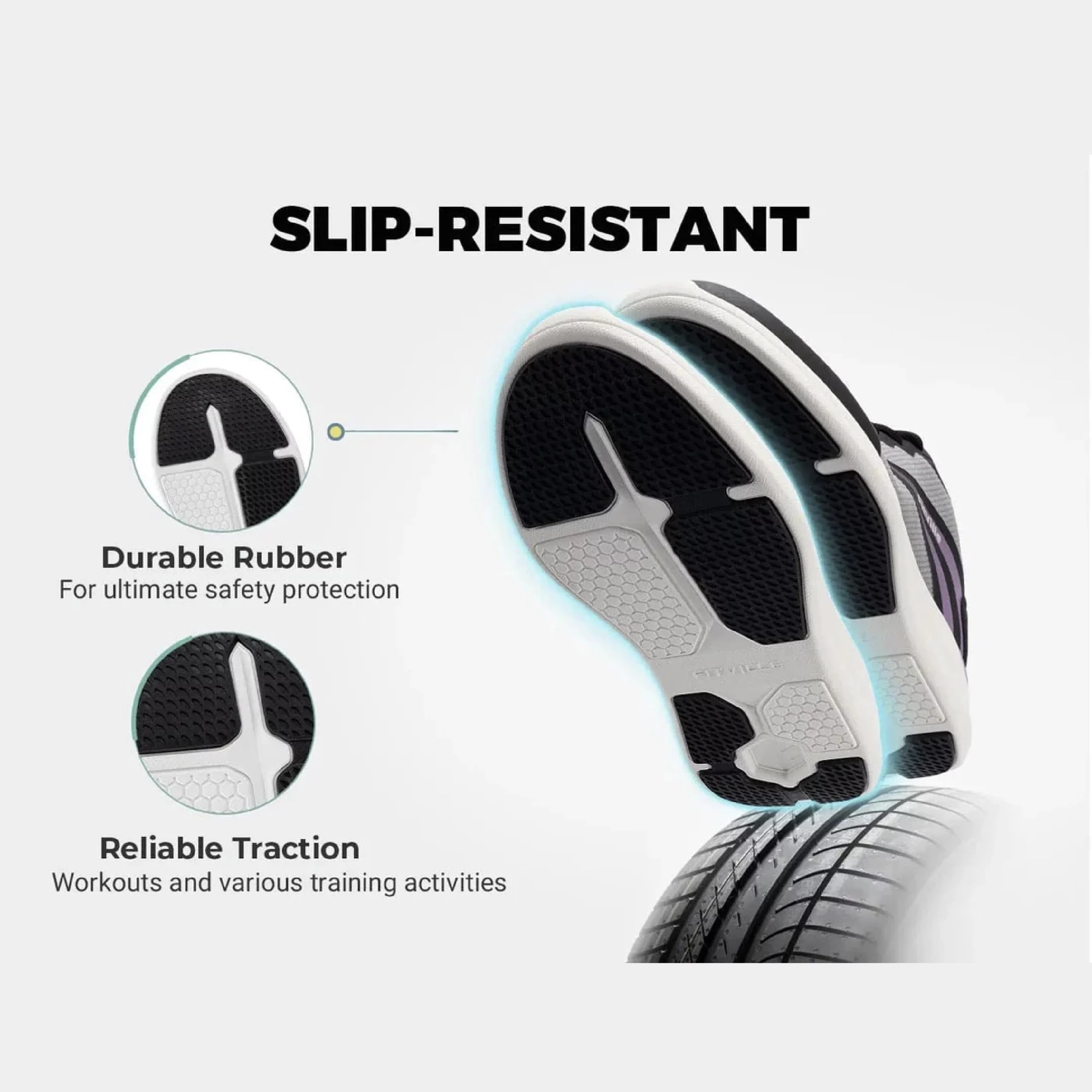 FitVille Women's StepEase Gym Shoes