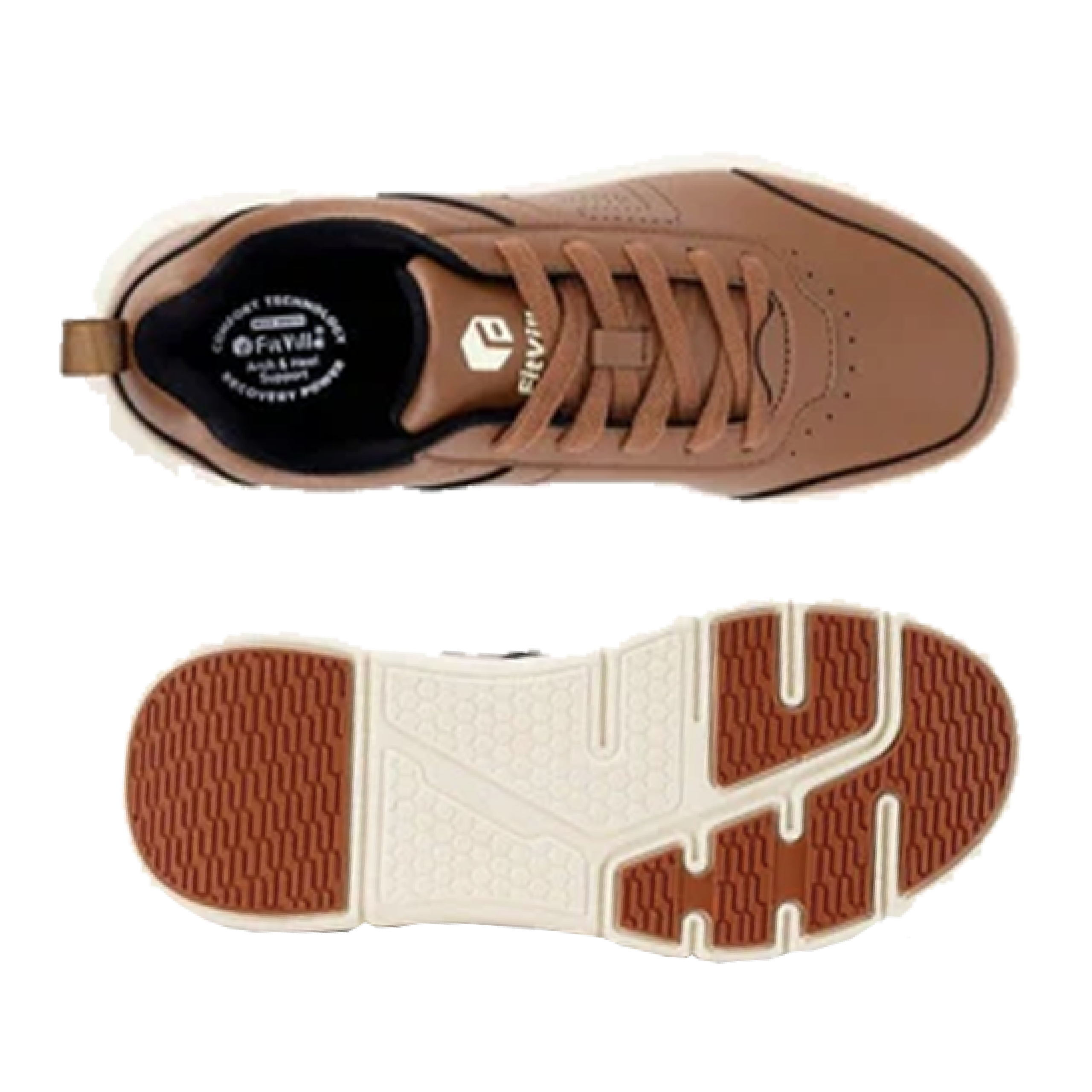 Men's BriskWalk Deluxe Lace-Up Business Casual Sneaker (V1)