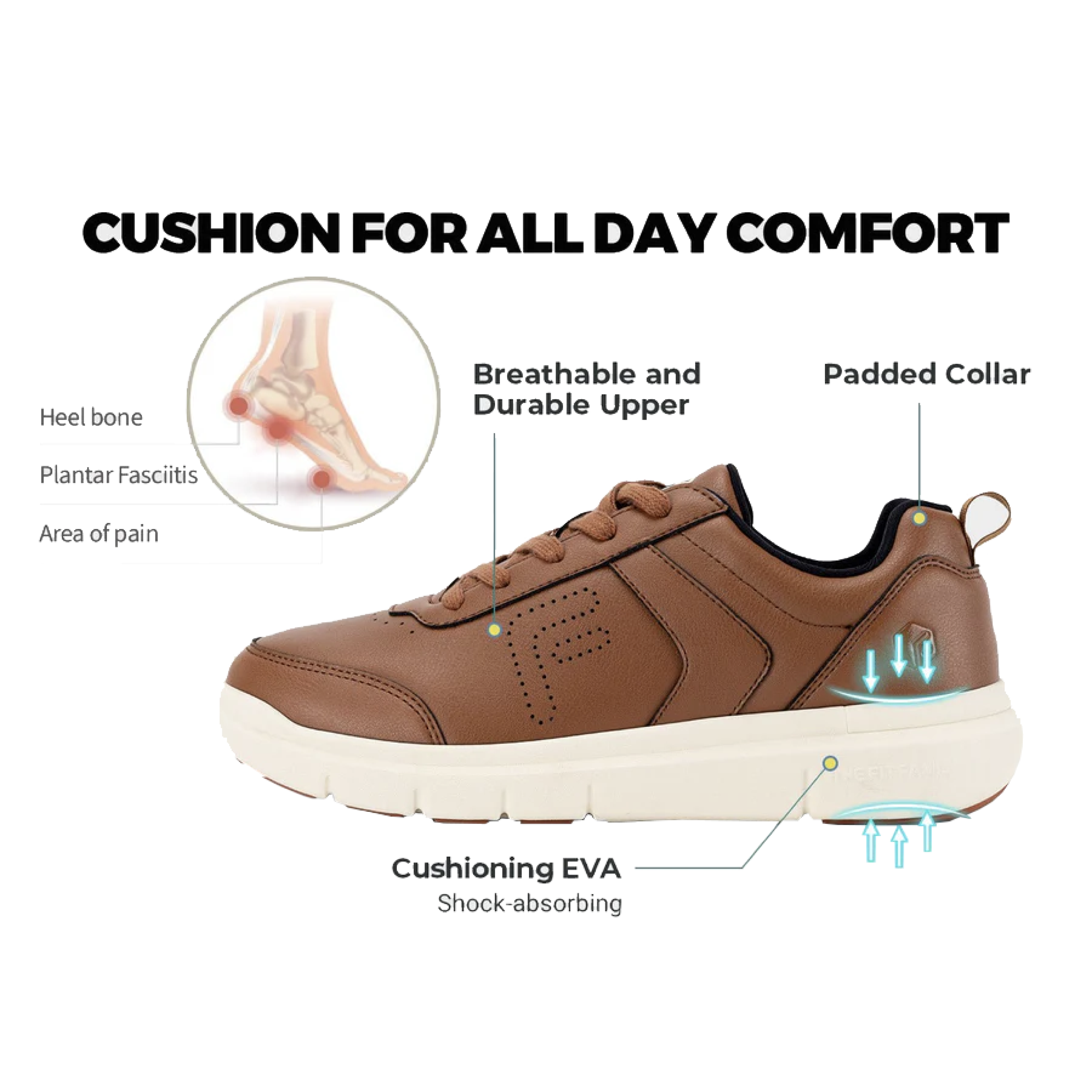 Men's BriskWalk Deluxe Lace-Up Business Casual Sneaker (V1)