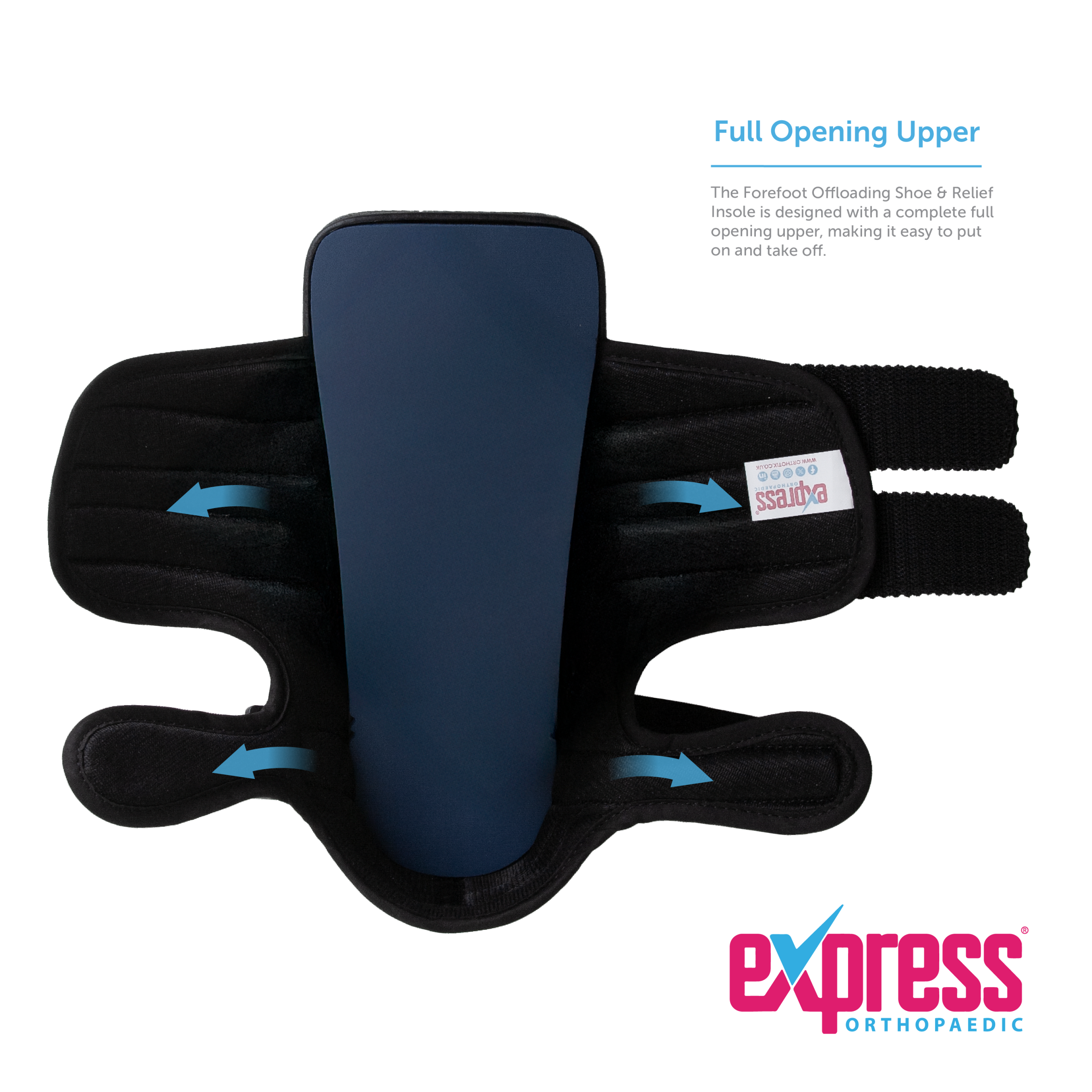 Forefoot Offloading Shoe & Relief Insole