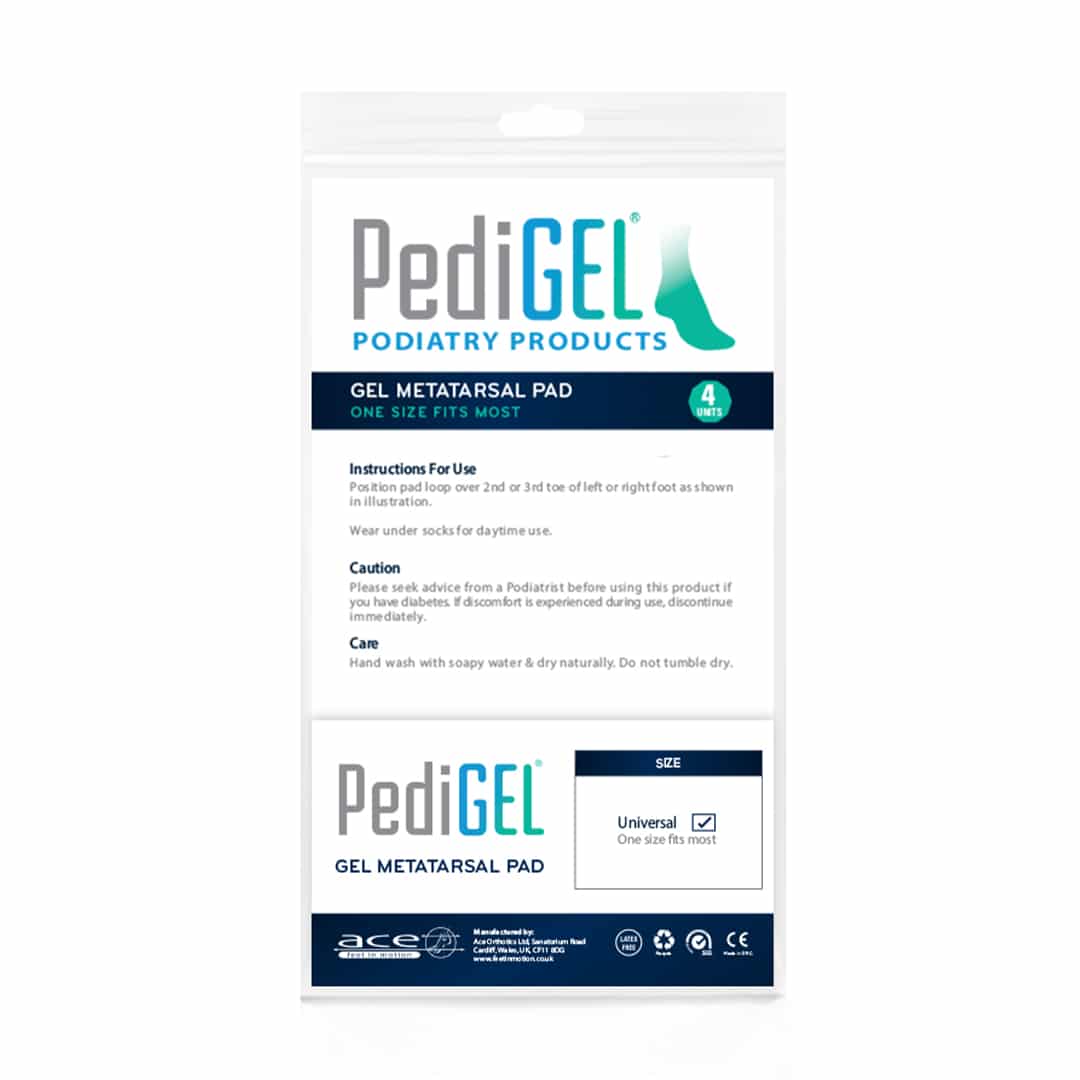 PediGel® Gel Metatarsal Pad (4 Units)