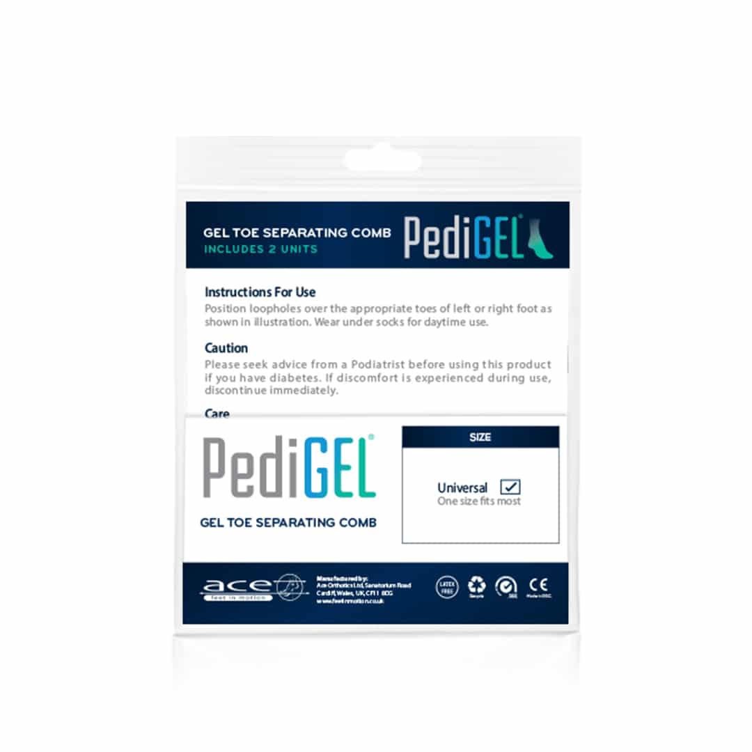 PediGel® Gel Toe Separating Comb (Pair)