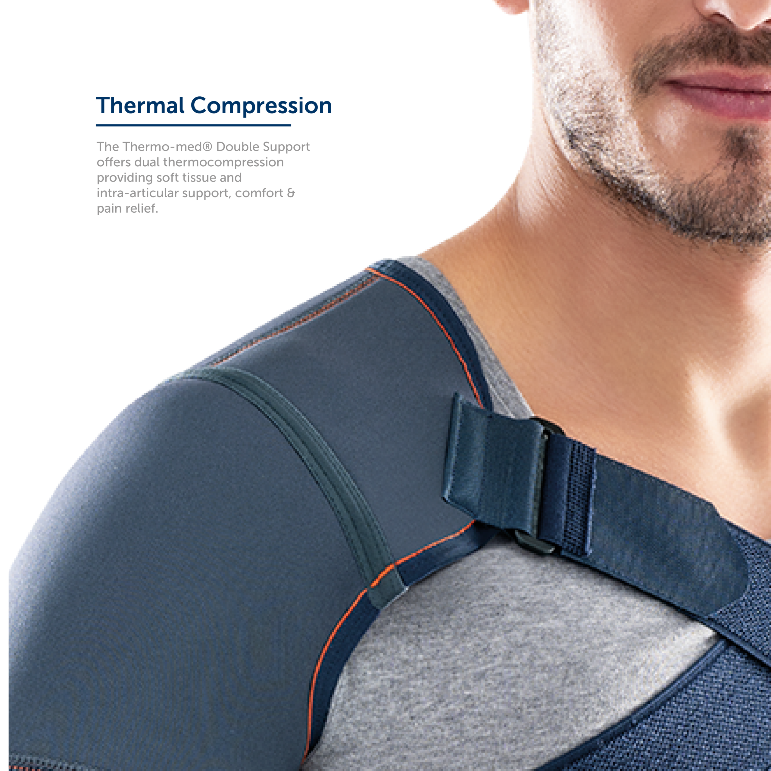Utilises Thermal Compression on the shoulder