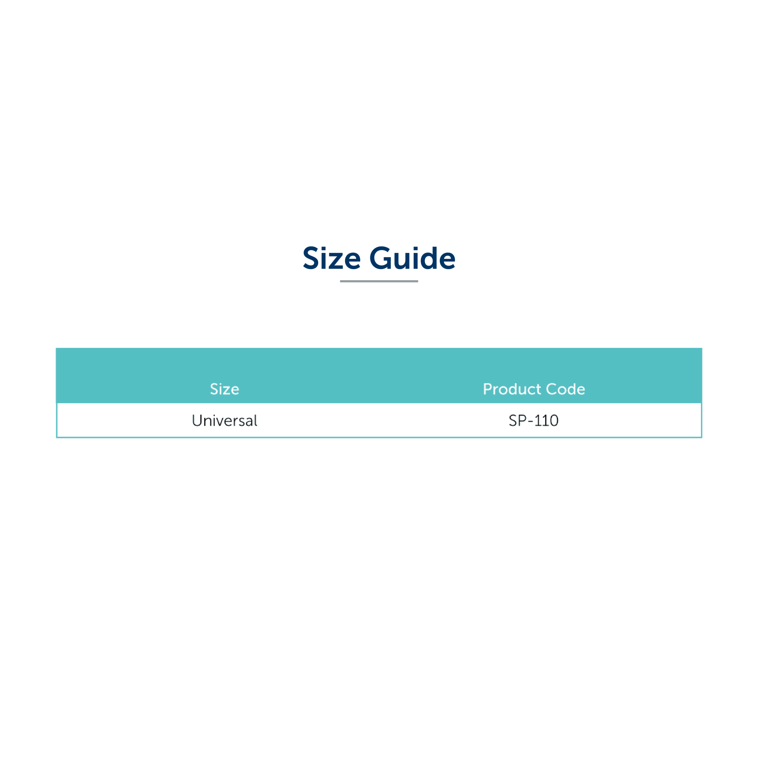 Orliman® Pad-Fix® Universal Patella Strap Size Chart