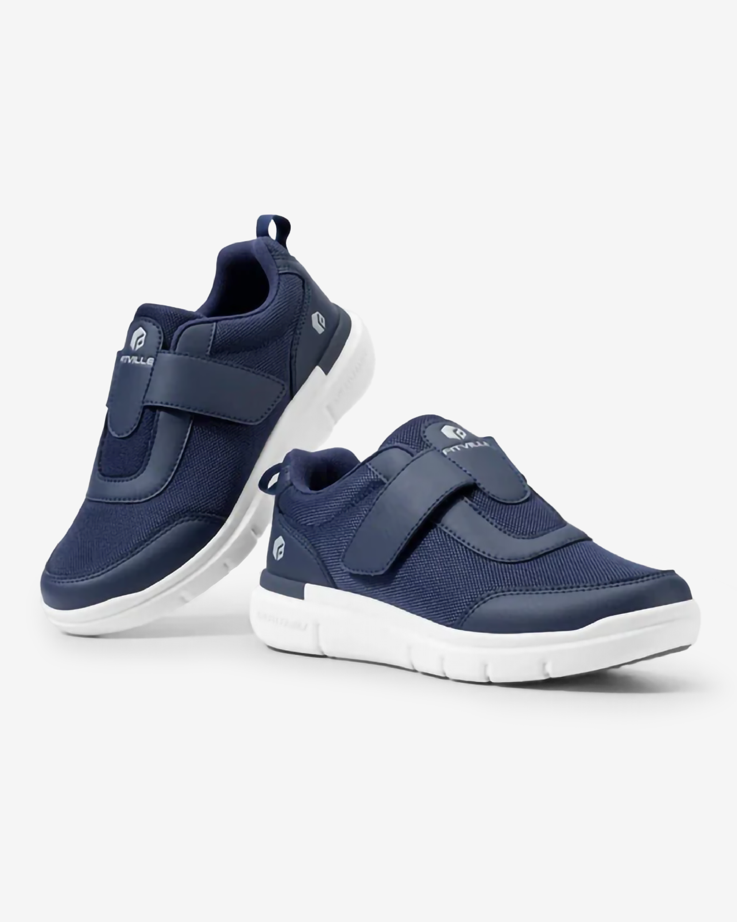 FitVille Men's EasyTop StrapEase Diabetic Shoes