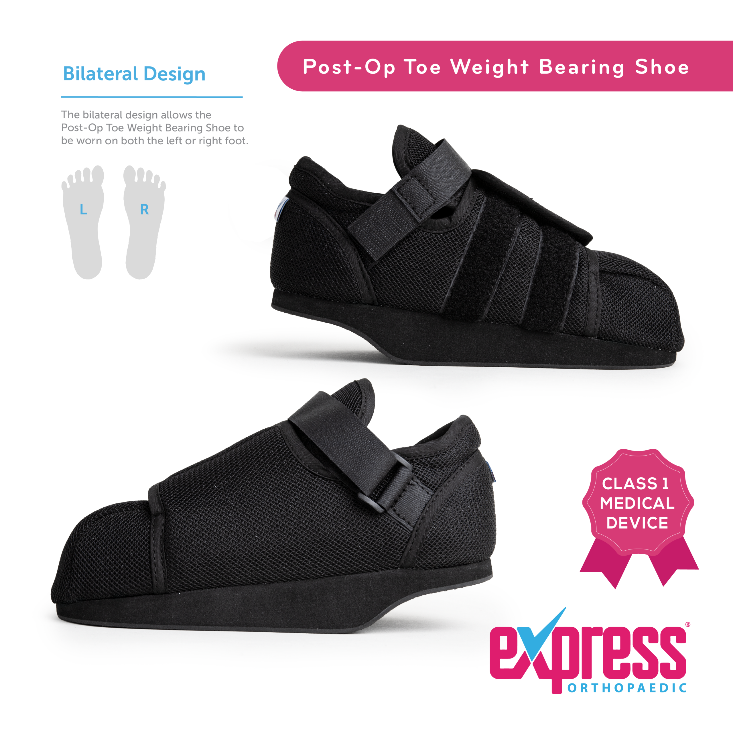 Post-Op Toe Weight Bearing Shoe