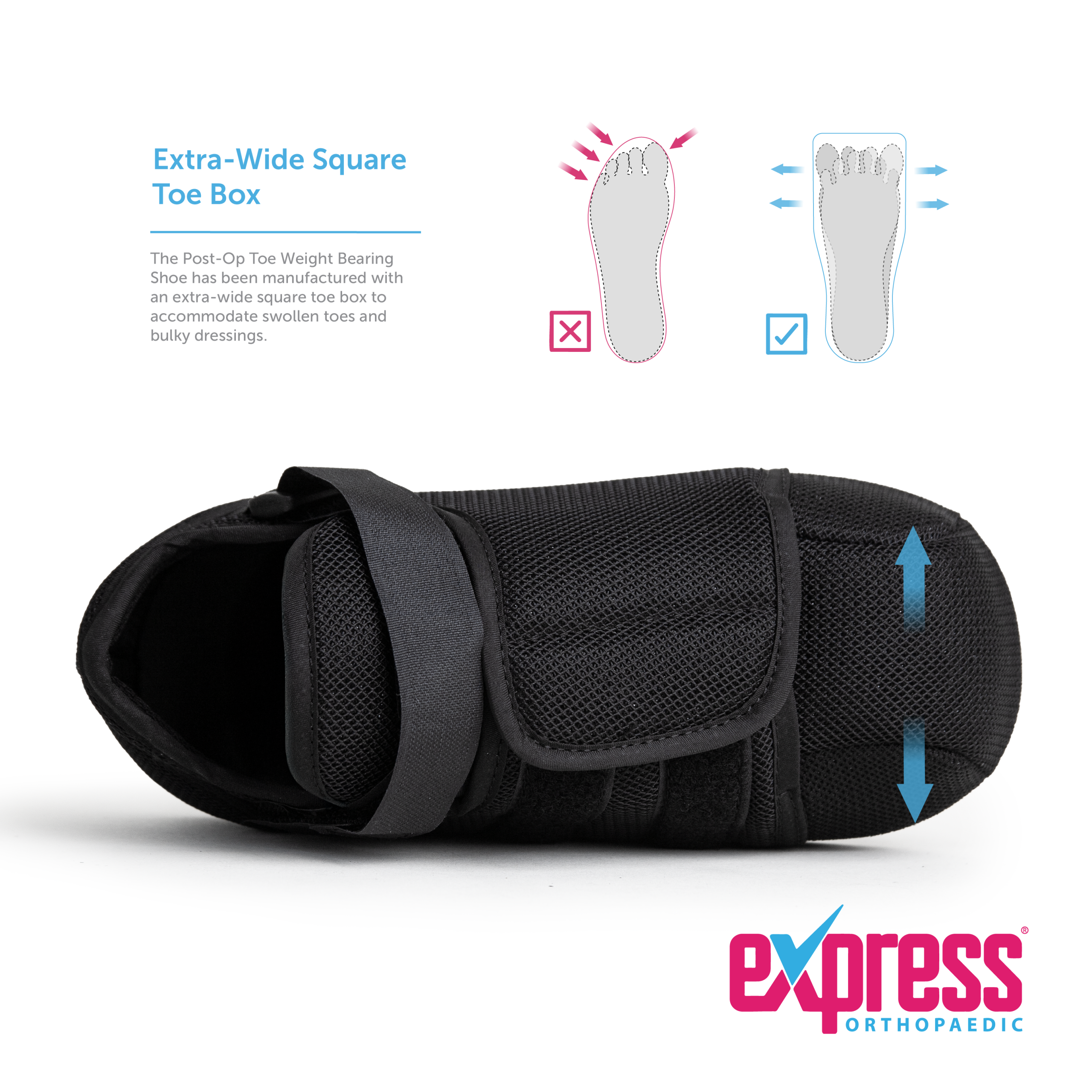 Post-Op Toe Weight Bearing Shoe