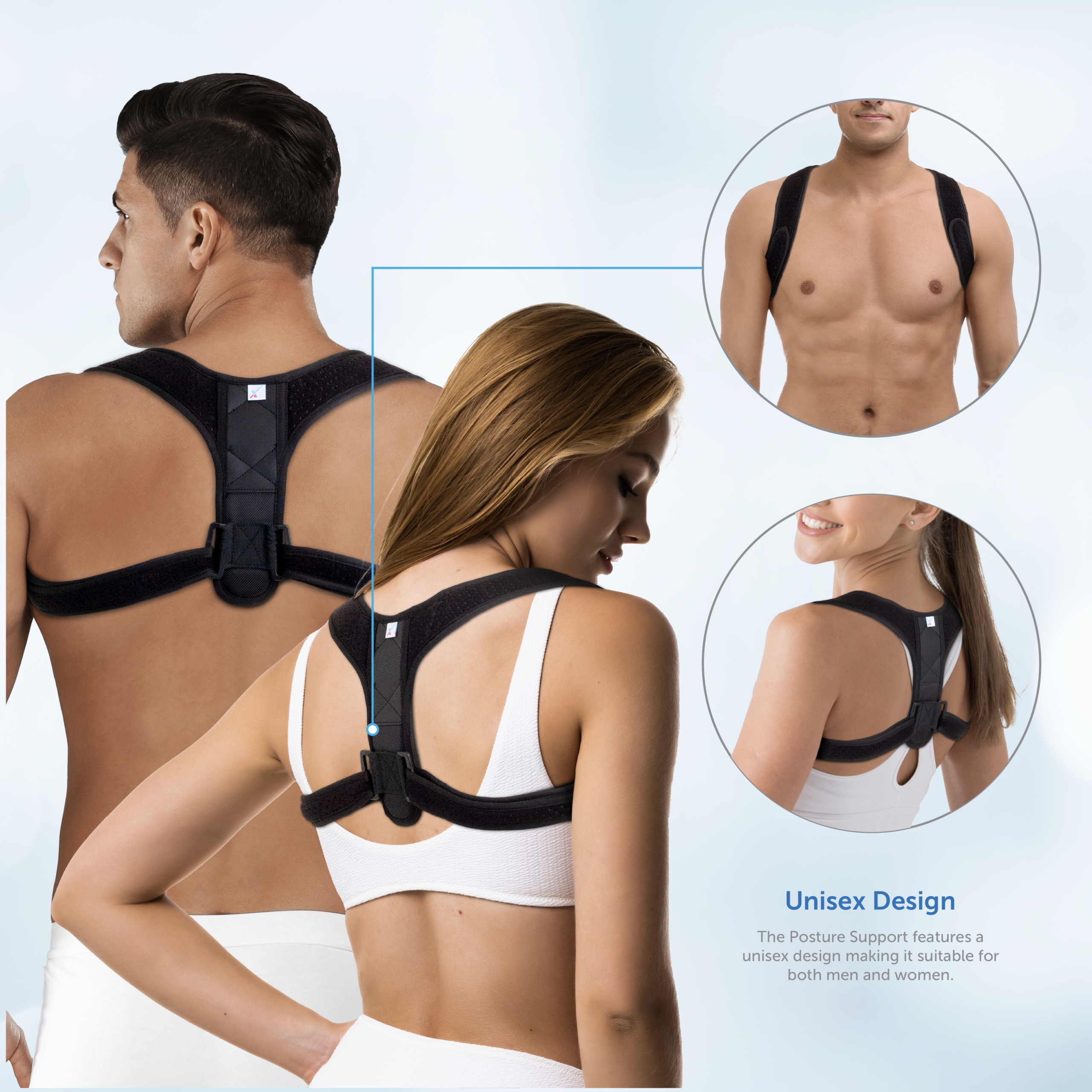 Posture Support by Express Orthopaedic Designed to correct posture and relieve pain