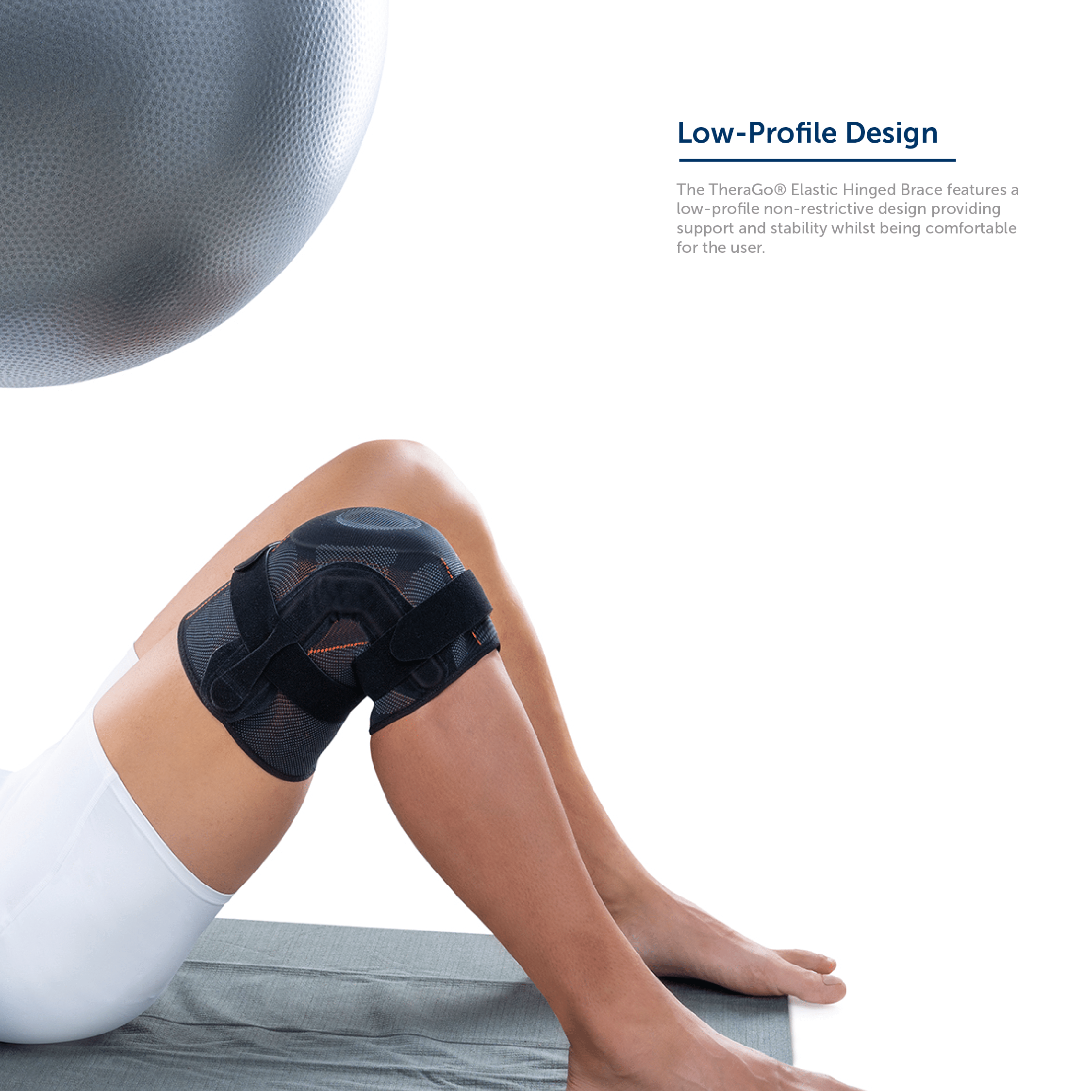 Elastic Hinged Knee Brace Features A Low-profile Design