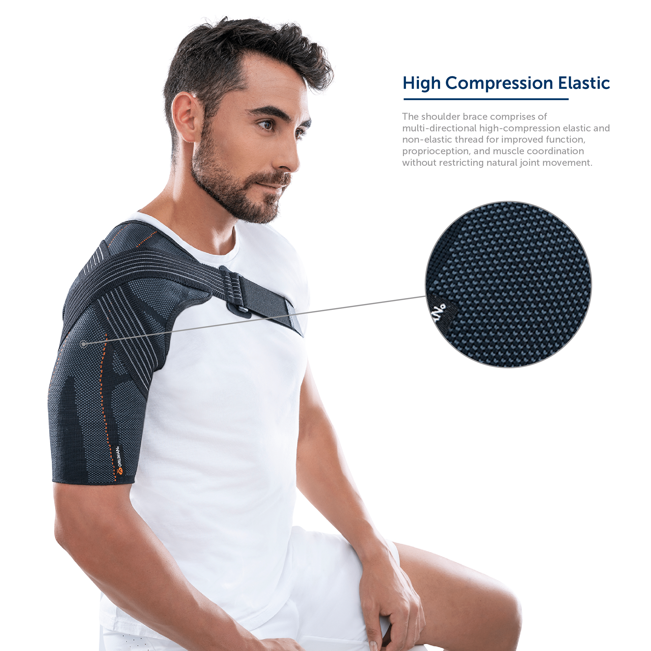 Manufactured from High Compression Elastic