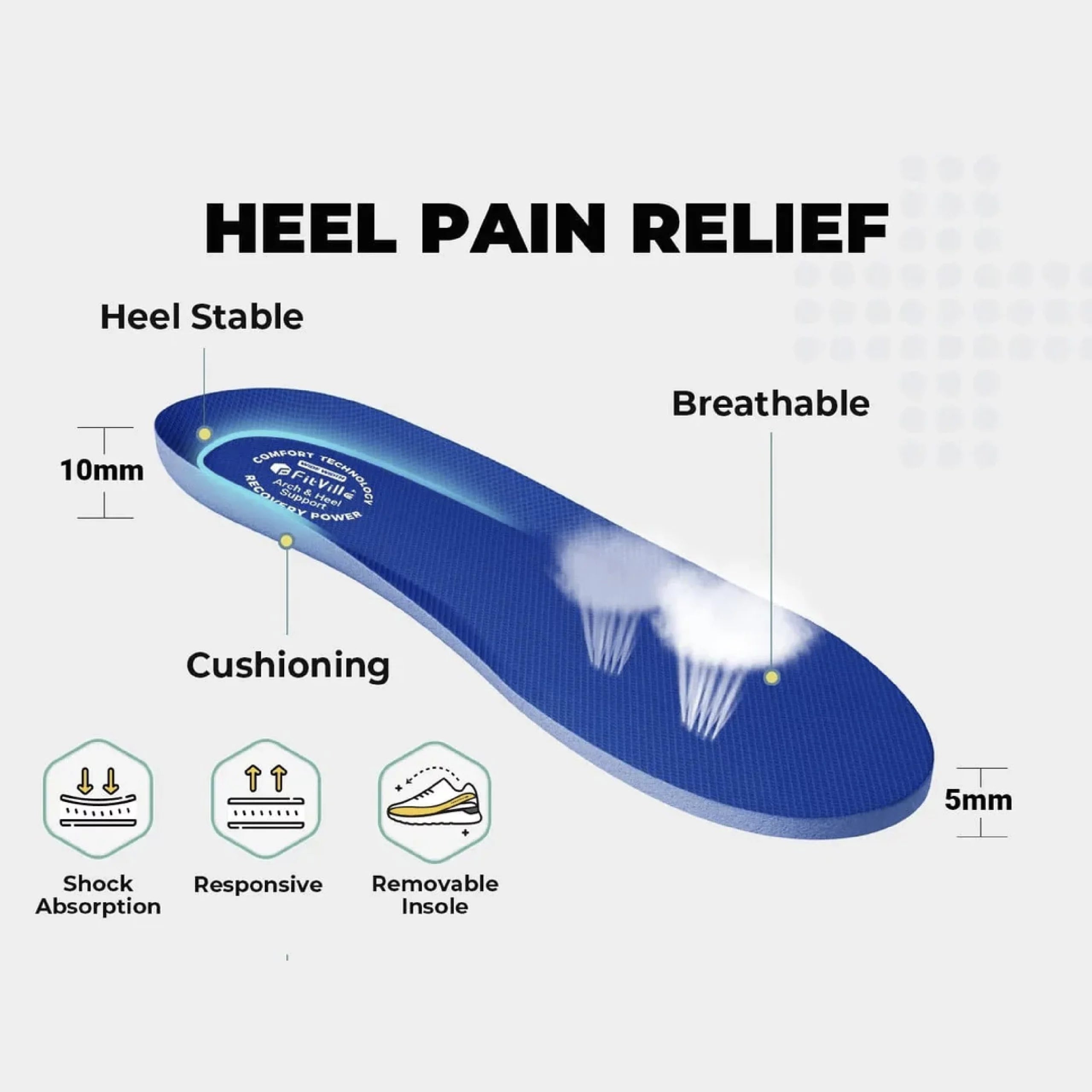 FitVille Women's StepEase Gym Shoes