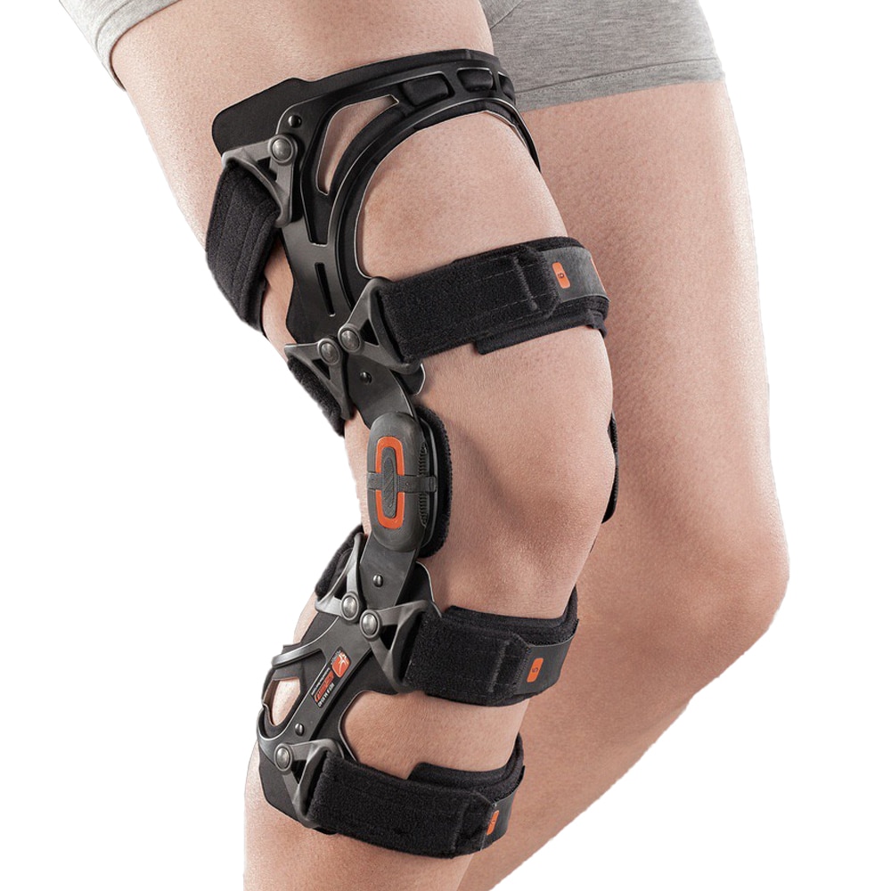Spring Loaded Levitation Knee Brace, Right, bionic knee extension assist  brace - One Bracing